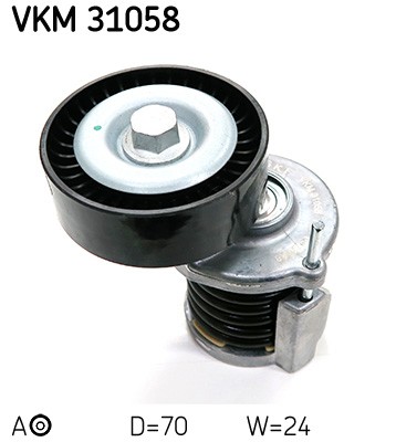 Skf vkm 31058 belt - vkm, tensioner