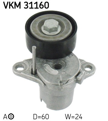 Skf vkm 31160 belt - vkm, tensioner