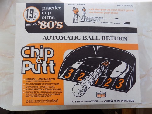 Chip putt 19th hole - &,